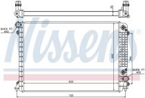 NISSENS 60241 Hűtőradiátor AUDI A8 / S8