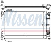 NISSENS 60305A Hűtőradiátor AUDI A4 / A6 / S4 / S6