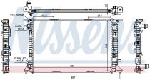 NISSENS 60323 Hűtőradiátor AUDI A4 / A4 ALLROAD / A5 / A6 / Q3 / Q5 / S4 / S5 / S6 / SQ5