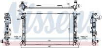 NISSENS 60324 Hűtőradiátor AUDI Q5 / SQ5