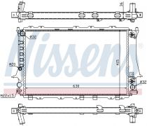 NISSENS 60480 Hűtőradiátor AUDI 100 / 100 QUATTRO