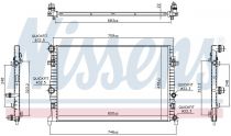 NISSENS 606218 Hűtőradiátor AUDI A3 / S3