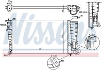 NISSENS 61382A Hűtőradiátor