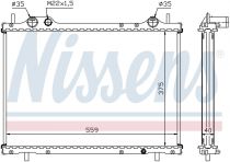 NISSENS 61792A Hűtőradiátor FIAT BRAVA / BRAVO I / MAREA