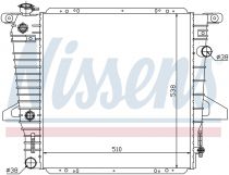 NISSENS 62061 Hűtőradiátor FORD EXPLORER II