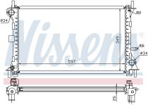NISSENS 62073A Hűtőradiátor FORD FOCUS 1