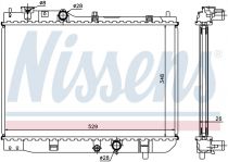 NISSENS 62431A Hűtőradiátor MAZDA 323 VIII / 323F / PREMACY