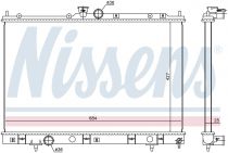 NISSENS 628972 Hűtőradiátor MITSUBISHI OUTLANDER
