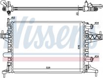 NISSENS 63007 Hűtőradiátor OPEL COMBO / CORSA C / TIGRA B