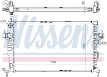 NISSENS 63009A Hűtőradiátor OPEL COMBO / CORSA C