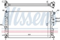 NISSENS 630121 Hűtőradiátor OPEL VECTRA B