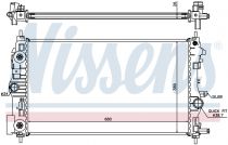 NISSENS 630724 Hűtőradiátor OPEL ASTRA J / ZAFIRA C