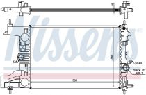 NISSENS 630727 Hűtőradiátor OPEL ASTRA J / ZAFIRA C