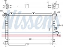 NISSENS 63089 Hűtőradiátor OPEL ASTRA F