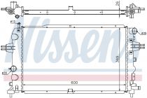 NISSENS 63111A Hűtőradiátor OPEL ASTRA H / ZAFIRA B