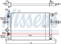 NISSENS 632481 Hűtőradiátor OPEL ASTRA G / ZAFIRA A