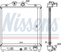 NISSENS 63309A Hűtőradiátor HONDA CIVIC V / CIVIC VI / CRX / HR-V