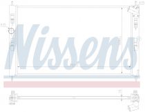 NISSENS 636033 Hűtőradiátor MITSUBISHI ASX / LANCER