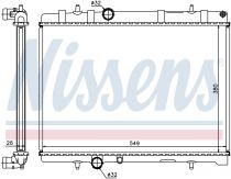 NISSENS 63605A Hűtőradiátor PEUGEOT 407