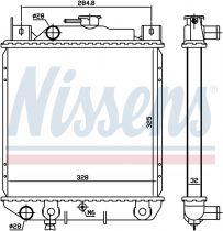 NISSENS 64083 Hűtőradiátor SUZUKI SWIFT II