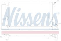 NISSENS 646926 Hűtőradiátor TOYOTA AURIS / COROLLA / VERSO