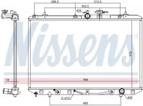 NISSENS 646927 Hűtőradiátor TOYOTA HIGHLANDER / KLUGER