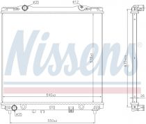 NISSENS 666226 Hűtőradiátor KIA SORENTO I
