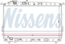 NISSENS 66626 Hűtőradiátor KIA MAGENTIS I / OPTIMA I
