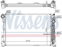 NISSENS 67101 Hűtőradiátor MERCEDES C-osztu00e1ly / E-osztu00e1ly / GLK