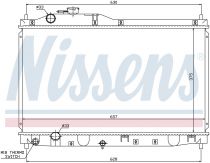 NISSENS 68145 Hűtőradiátor HONDA S2000