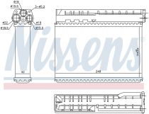 NISSENS 70512 Hőcserélő BMW 3