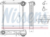 NISSENS 71162 Hőcserélő