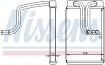 NISSENS 77620 Hőcserélő HYUNDAI MATRIX