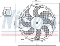 NISSENS 85036 Hűtőventillátor FIAT STILO