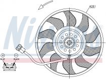 NISSENS 85618 Hűtőventillátor VOLKSWAGEN TRANSPORTER T4