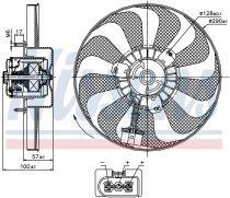 NISSENS 85684 Hűtőventillátor AUDI A3 / S3 / TT
