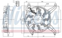 NISSENS 85894 Hűtőventillátor HYUNDAI i10