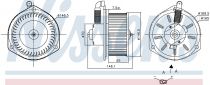 NISSENS 87164 Utastér ventillátor TOYOTA DYNA