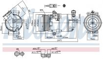 NISSENS 890006 Klímakompresszor