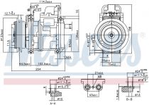 NISSENS 890028 Klímakompresszor