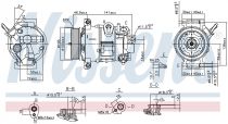 NISSENS 890030 Klímakompresszor