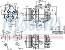 NISSENS 890035 Klímakompresszor