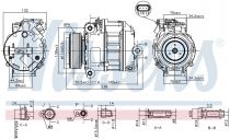NISSENS 890037 Klímakompresszor