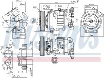 NISSENS 890044 Klímakompresszor