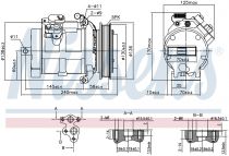 NISSENS 890049 Klímakompresszor