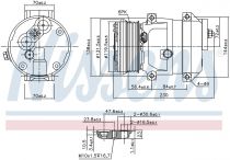 NISSENS 890050 Klímakompresszor