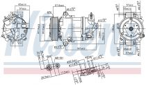 NISSENS 890056 Klímakompresszor
