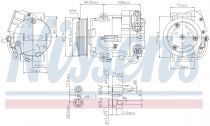 NISSENS 890058 Klímakompresszor