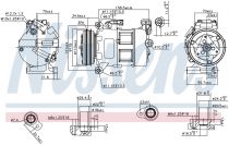 NISSENS 890062 Klímakompresszor