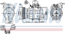 NISSENS 890067 Klímakompresszor